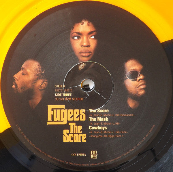 Fugees - The Score (2XVMP ORANGE/BLACK SPLIT VINYL) | Near Mint (NM) Very Good Plus (VG+)-The Happy Cap