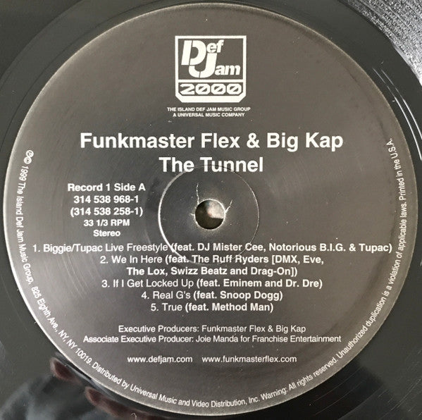 Funkmaster Flex - The Tunnel (VINYL *RECORD 1 ONLY*) | Very Good (VG) Generic-The Happy Cap