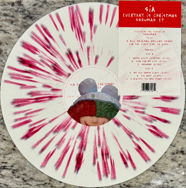 Everyday Is Christmas Snowman EP (COLOR VINYL) |-The Happy Cap