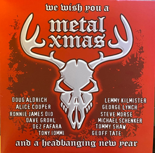 Various - We Wish You A Metal Xmas And A Headbanging New Year (2xWHITE VINYL) *SEAM SPLIT* | Mint (M) Excellent+ (EX+)-The Happy Cap