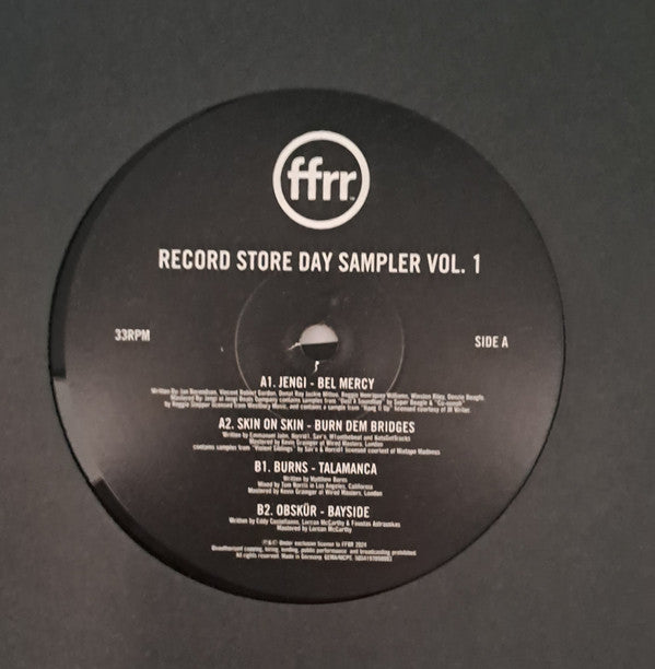 Various - Record Store Day Sampler Vol. 1 | Mint (M) Mint (M)-The Happy Cap