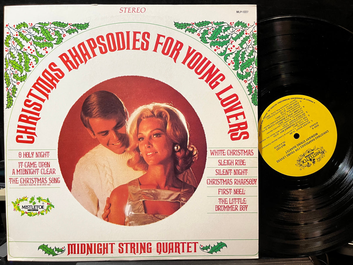 Midnight String Quartet - Christmas Rhapsodies For Young Lovers (VINYL LP MISTLETOE MLP-1227 1976) | USED Excellent+ (EX+) Near Mint (NM)-The Happy Cap
