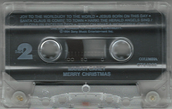 Mariah Carey - Merry Christmas (CASSETTE) | Excellent (EX) Excellent (EX)-The Happy Cap