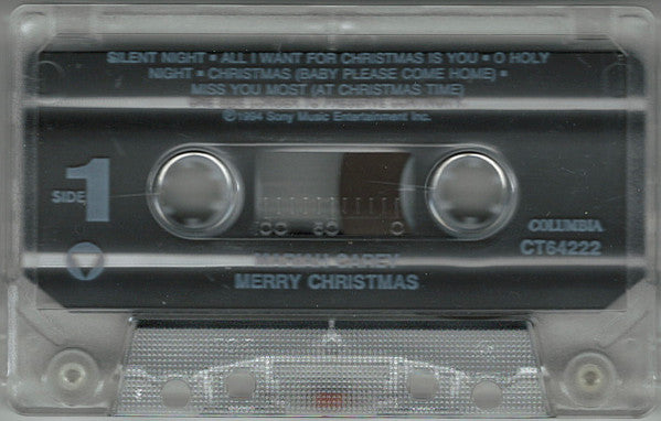 Mariah Carey - Merry Christmas (CASSETTE) | Excellent (EX) Excellent (EX)-The Happy Cap