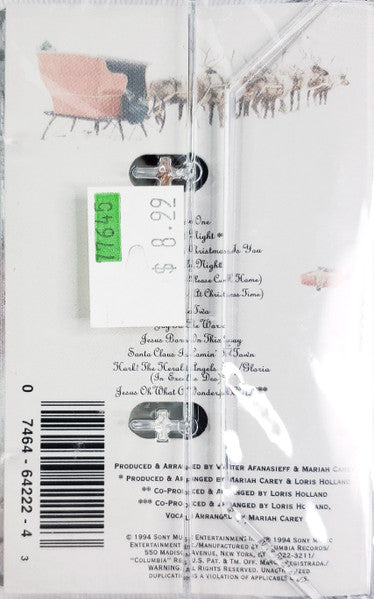 Mariah Carey - Merry Christmas (CASSETTE) | Excellent (EX) Excellent (EX)-The Happy Cap