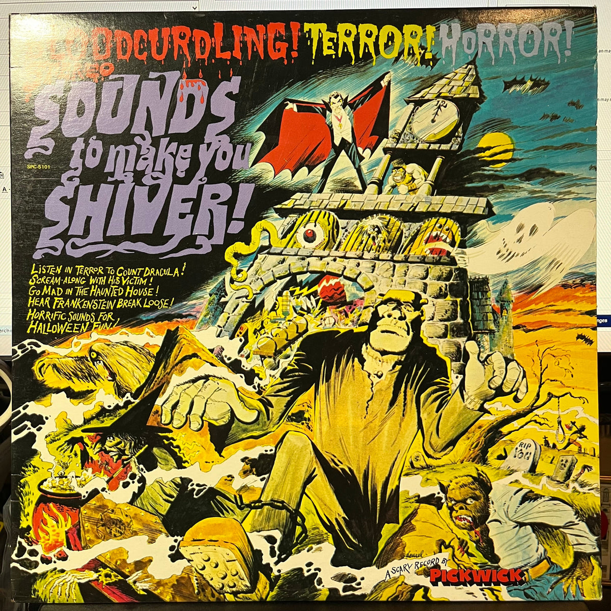 No Artist - Sounds To Make You Shiver (VINYL) | Near Mint- (NM-) Near Mint- (NM-)-The Happy Cap