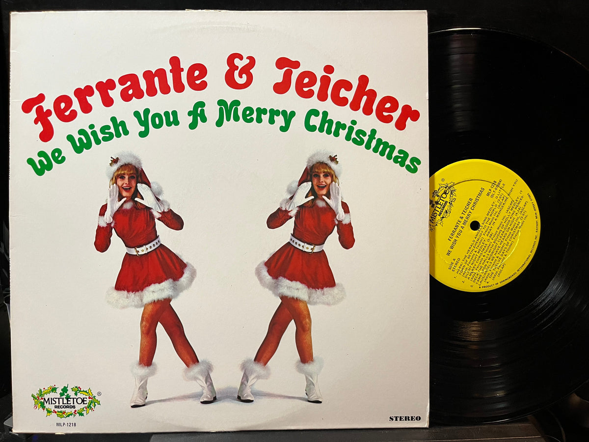 Ferrante & Teicher - We Wish You A Merry Christmas (VINYL LP MISTLETOE MLP-1218 1975) | USED Near Mint (NM or M-) Near Mint (NM)-The Happy Cap