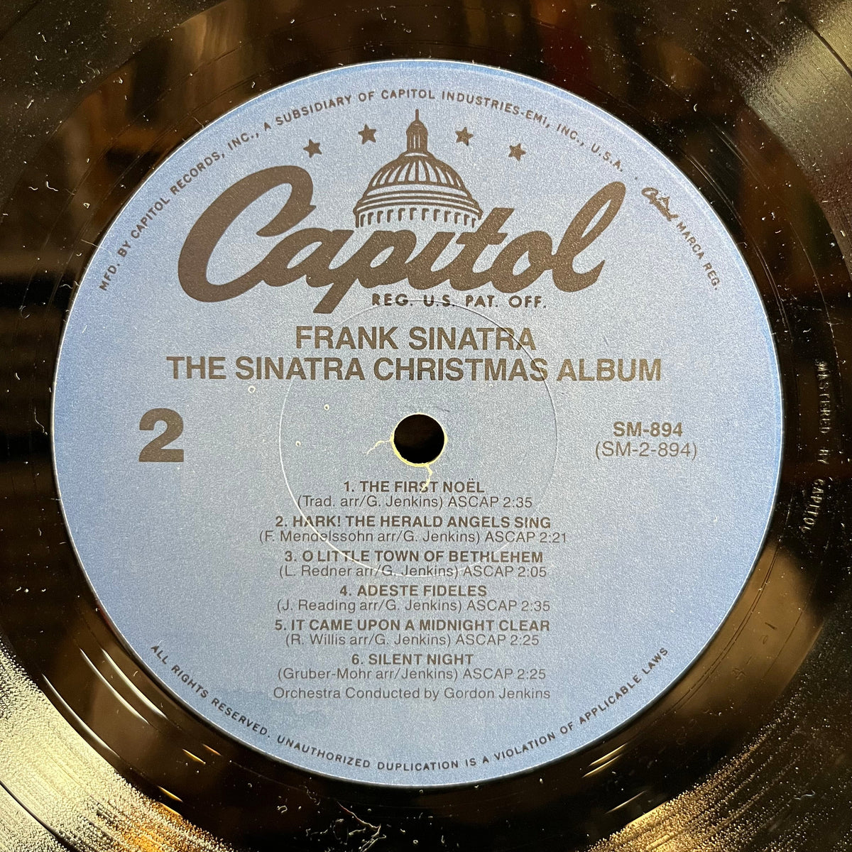 Frank Sinatra - The Sinatra Christmas Album (VINYL) | Excellent (EX)-The Happy Cap