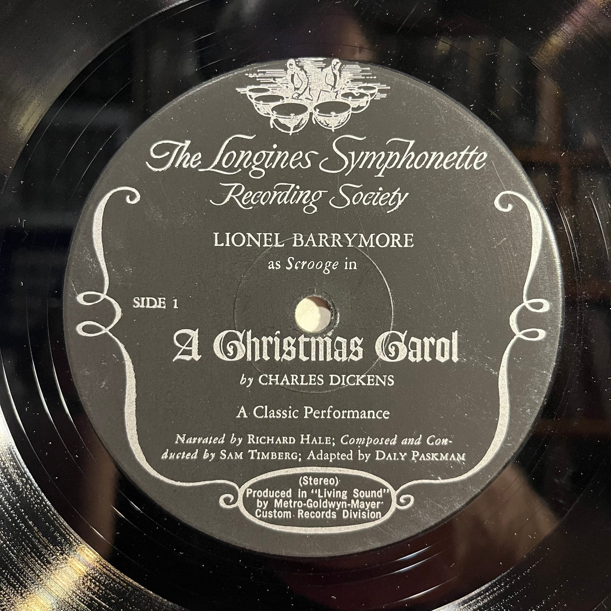 Lionel Barrymore, David Rose & His Orchestra - A Christmas Carol | Very Good (VG) Very Good Plus (VG+)-The Happy Cap