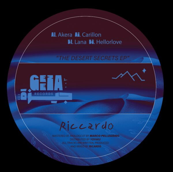 Riccardo - (PRESALE) The Desert Secrets EP (VINYL) | Mint (M) Mint (M)-The Happy Cap