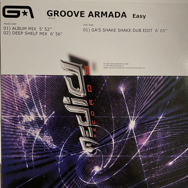 Groove Armada - Easy | Near Mint (NM)-The Happy Cap