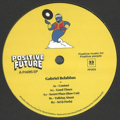 Gabriel Belabbas - (PRESALE 7/19/26) À Paris EP (VINYL) |-The Happy Cap