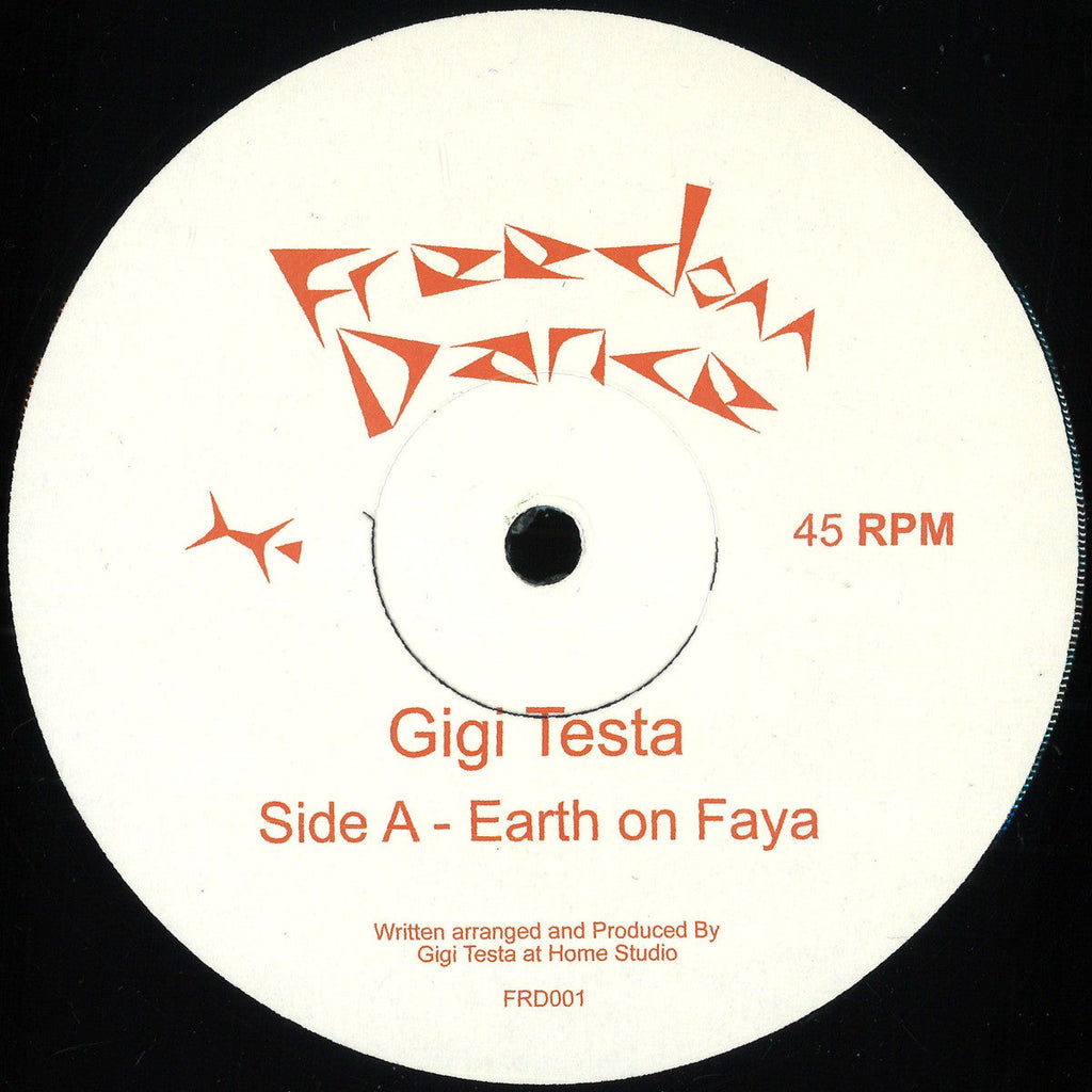 Gigi Testa - Earth on Faya EP (VINYL 12" Freedom Dance FRD001) | NEW Mint (M) Mint (M)-The Happy Cap