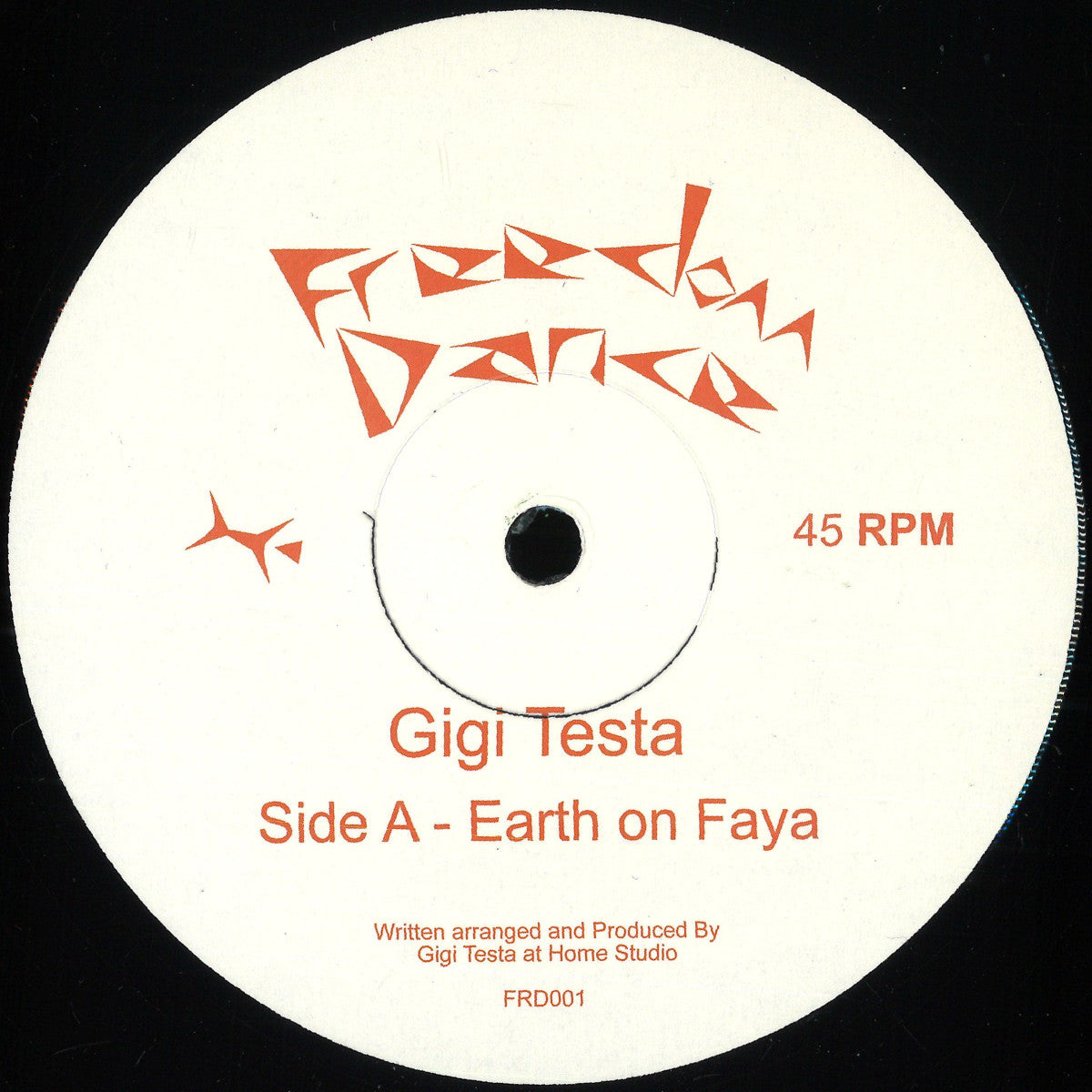 Gigi Testa - Earth on Faya EP (VINYL 12" Freedom Dance FRD001) | NEW Mint (M) Mint (M)-The Happy Cap