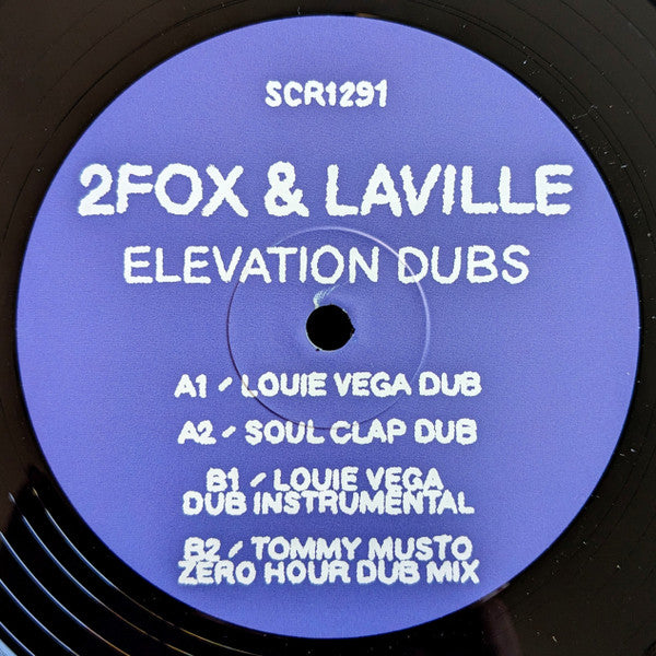 2fox & Laville - Elevation [Dubs] (VINYL) | Mint (M) Mint (M)-The Happy Cap