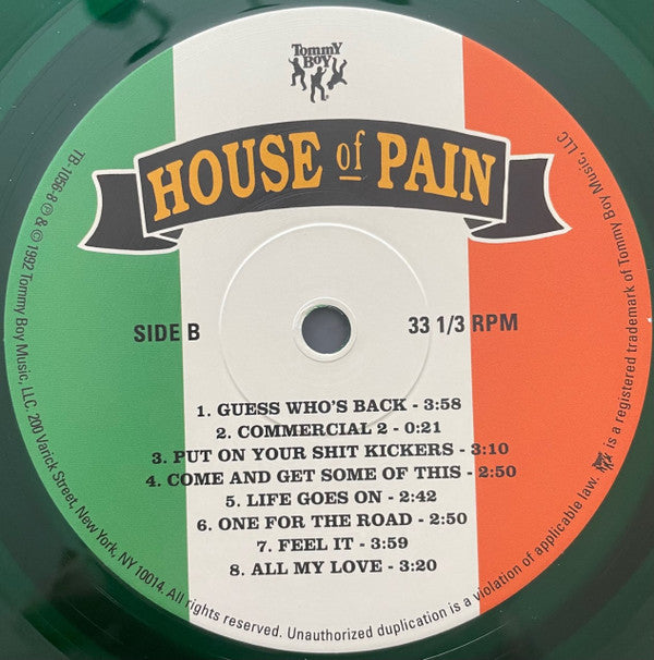 House Of Pain (Fine Malt Lyrics) | Mint (M) Mint (M)-The Happy Cap