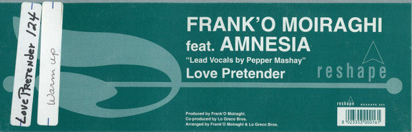 Frank 'O Moiraghi - Love Pretender (VINYL) | Near Mint (NM) Near Mint (NM)-The Happy Cap