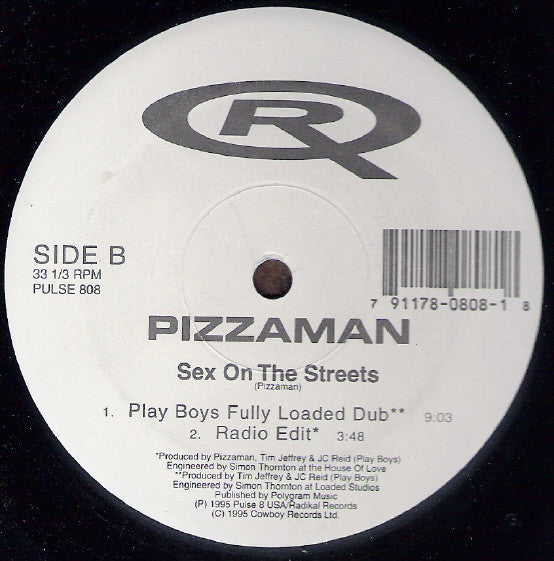Pizzaman - Sex On The Streets | Near Mint (NM) Generic-The Happy Cap