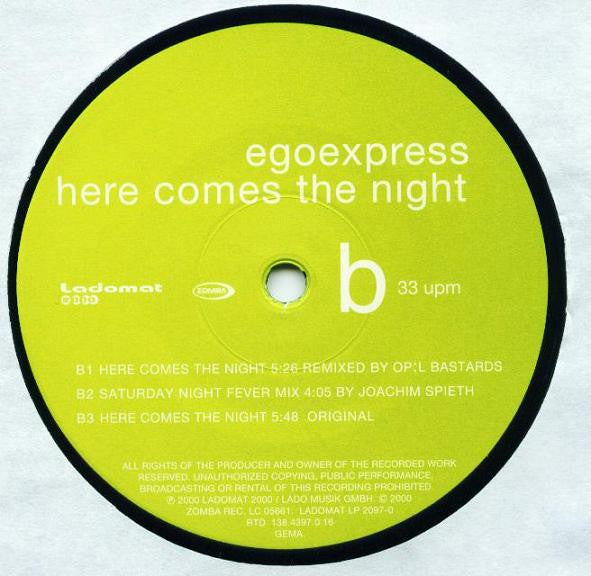 Egoexpress - Here Comes The Night | Near Mint (NM) Near Mint (NM)-The Happy Cap