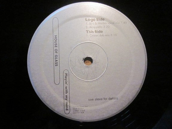 House Of Glass - Playin' With My Mind | Near Mint (NM) Very Good Plus (VG+)-The Happy Cap