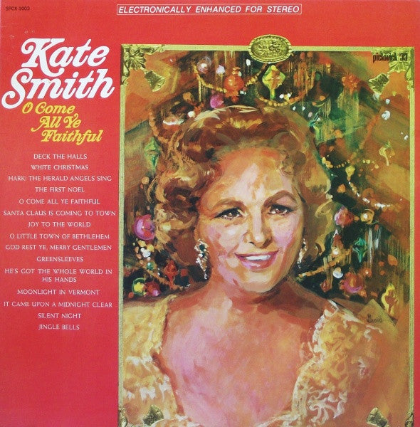 Kate Smith (2) - O Come All Ye Faithful | Near Mint (NM) Near Mint (NM)-The Happy Cap