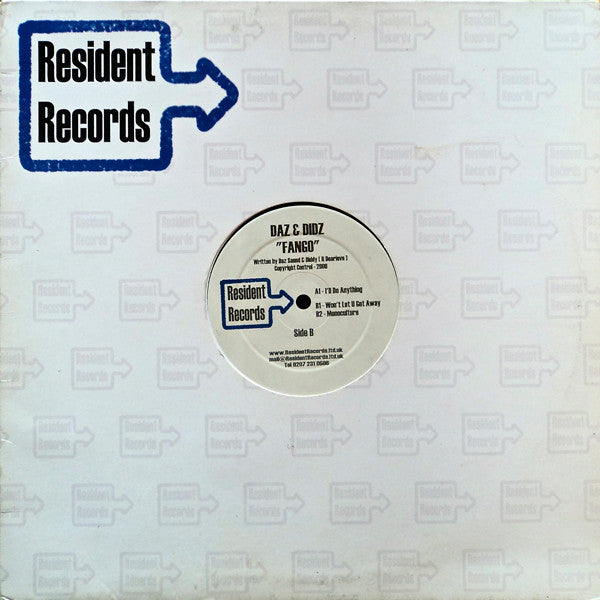 Daz & Didz - Fango | Very Good Plus (VG+) Excellent (EX)-The Happy Cap
