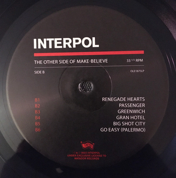 Interpol  The Other Side Of MakeBelieve | Mint (M) Mint (M)-The Happy Cap