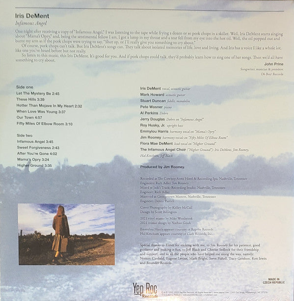 Iris DeMent - Infamous Angel (IEX: EARTHY BROWN VINYL) | Mint (M) Mint (M)-The Happy Cap