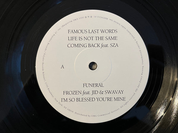 James Blake - Friends That Break Your Heart | Mint (M) Mint (M)-The Happy Cap