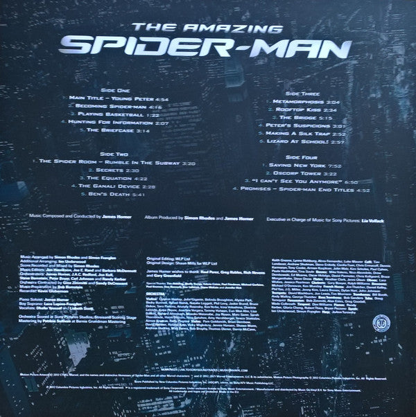James Horner - The Amazing Spider-Man (Music From The Motion Picture) | Mint (M) Mint (M)-The Happy Cap