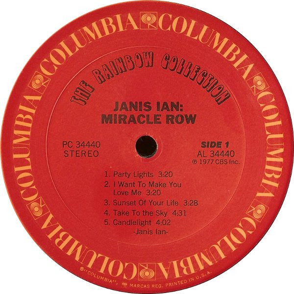 Janis Ian - Miracle Row | Near Mint (NM) Very Good Plus (VG+)-The Happy Cap