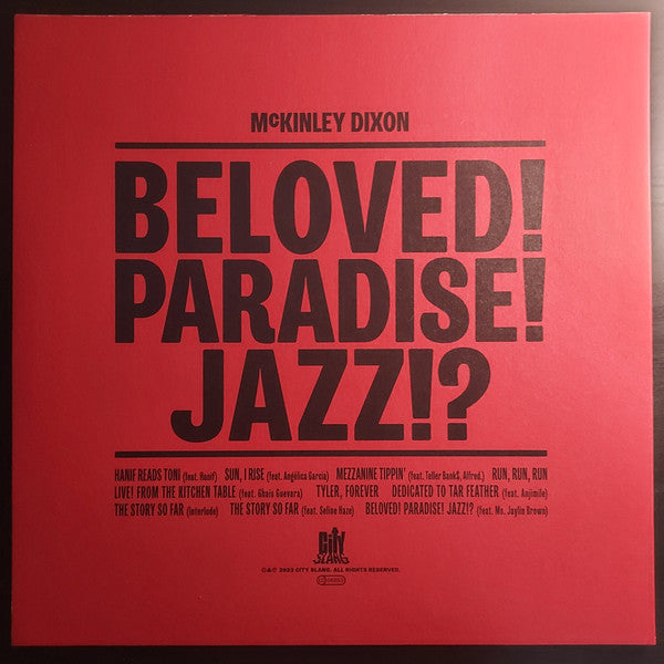 McKinley Dixon - Beloved! Paradise! Jazz!? (RECYCLED COLOR VINYL) | Mint (M) Mint (M)-The Happy Cap