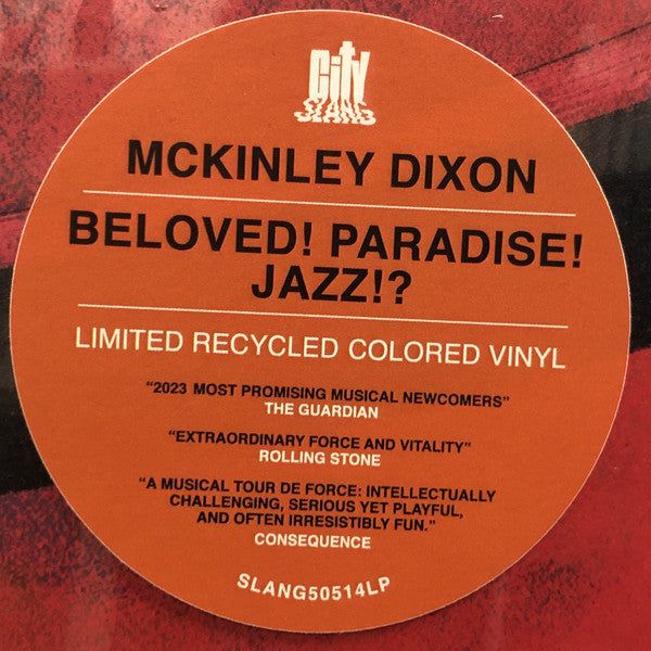 McKinley Dixon - Beloved! Paradise! Jazz!? (RECYCLED COLOR VINYL) | Mint (M) Mint (M)-The Happy Cap
