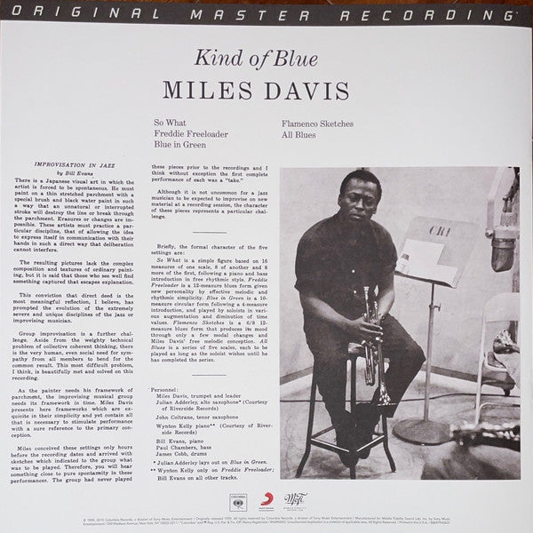 Miles Davis - Kind Of Blue | Mint (M) Mint (M)-The Happy Cap