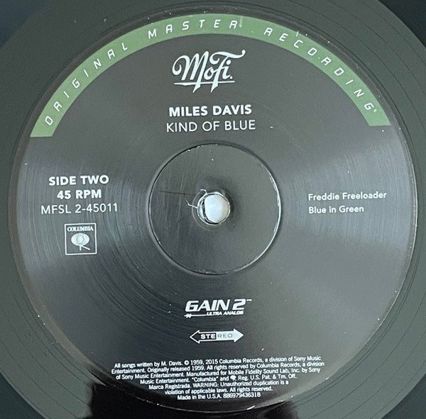 Miles Davis - Kind Of Blue | Mint (M) Mint (M)-The Happy Cap