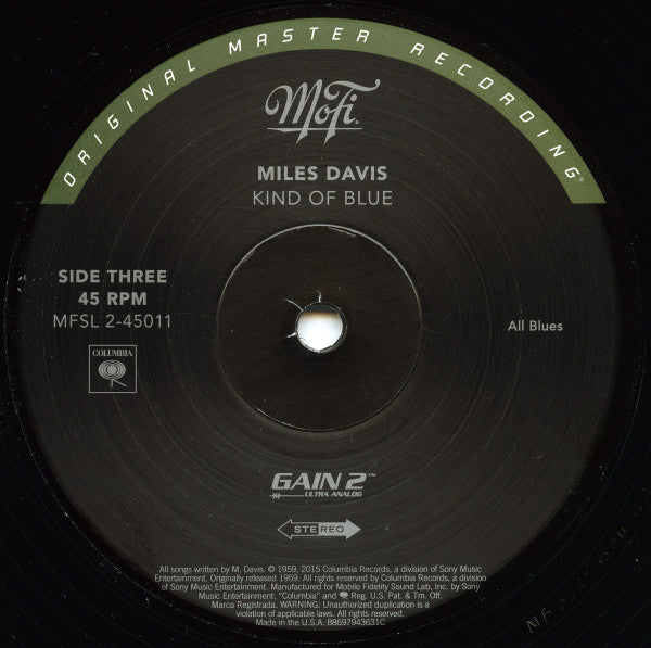 Miles Davis - Kind Of Blue | Mint (M) Mint (M)-The Happy Cap