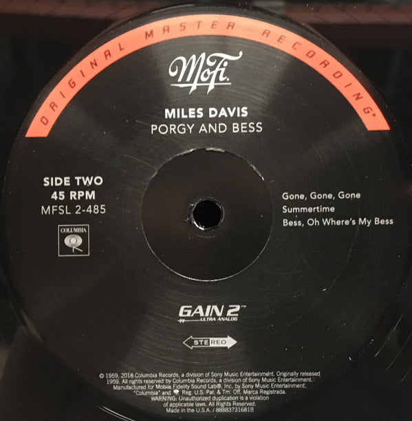 Porgy And Bess | Mint (M) Mint (M)-The Happy Cap