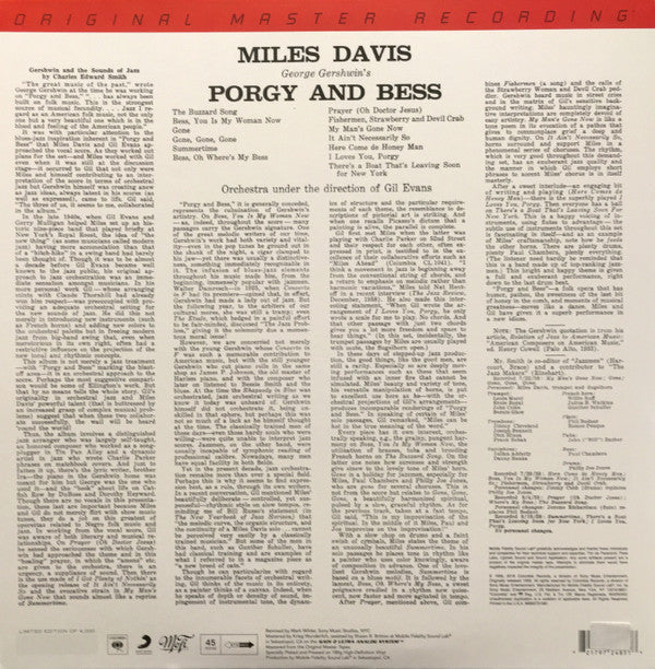 Porgy And Bess | Mint (M) Mint (M)-The Happy Cap