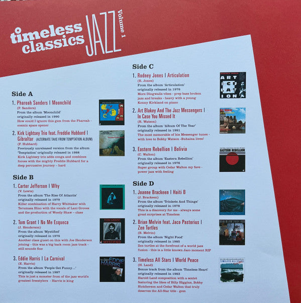 Timeless Jazz Classics Volume 1 | Mint (M) Mint (M)-The Happy Cap