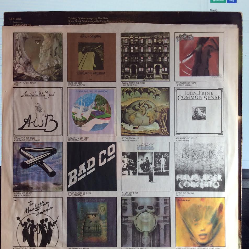 Billy Cobham - A Funky Thide Of Sings (VINYL LP Atlantic ‎– SD 18149) | USED Excellent (EX) Very Good Plus (VG+)-The Happy Cap