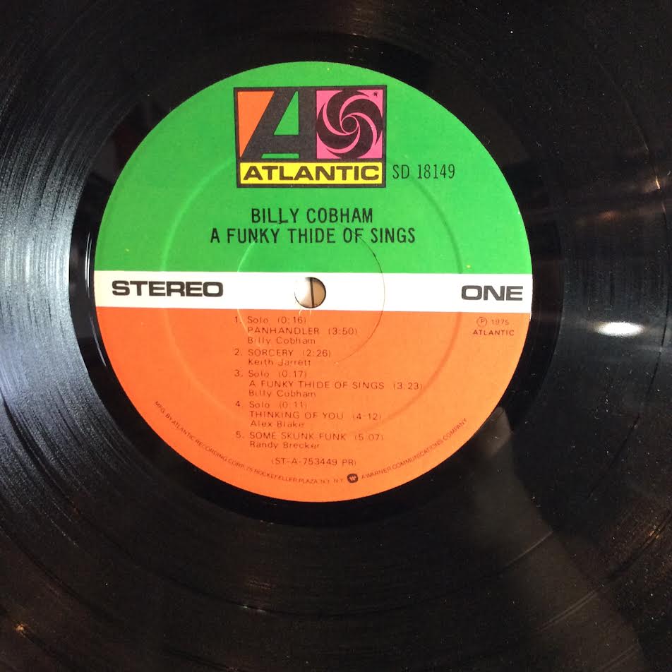 Billy Cobham - A Funky Thide Of Sings (VINYL LP Atlantic ‎– SD 18149) | USED Excellent (EX) Very Good Plus (VG+)-The Happy Cap
