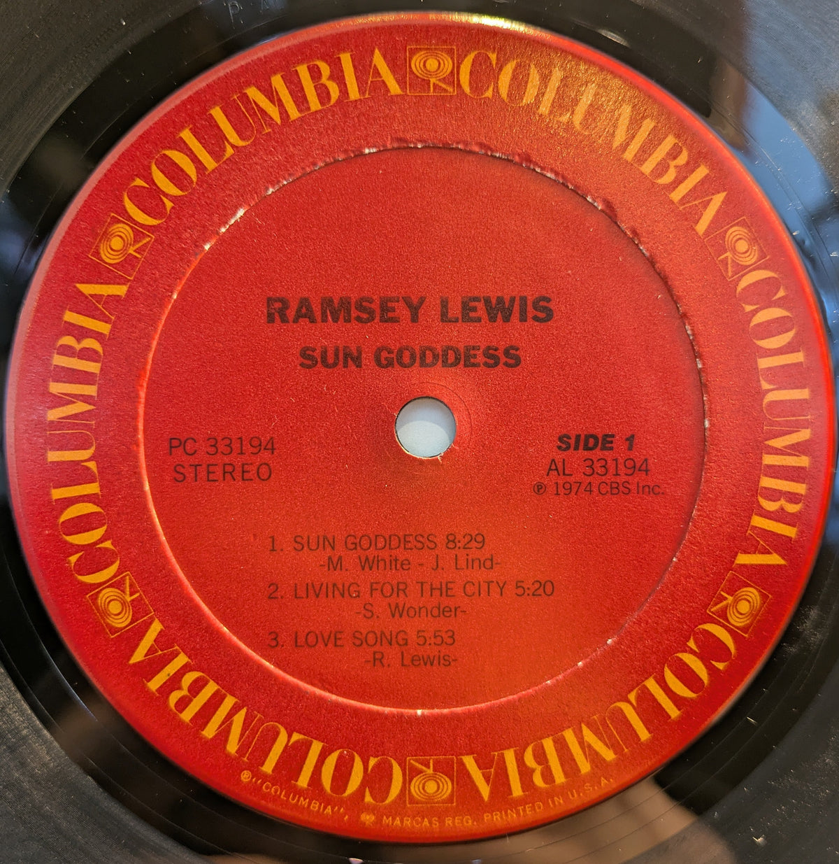 Ramsey Lewis - Sun Goddess (VINYL) | Near Mint (NM) Very Good Plus (VG+)-The Happy Cap