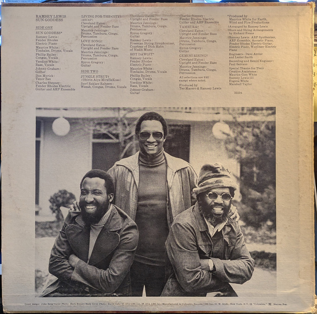 Ramsey Lewis - Sun Goddess (VINYL) | Near Mint (NM) Very Good Plus (VG+)-The Happy Cap