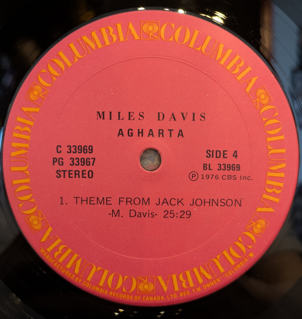 Miles Davis - Agharta (2xVINYL) | Near Mint (NM) Near Mint (NM)-The Happy Cap