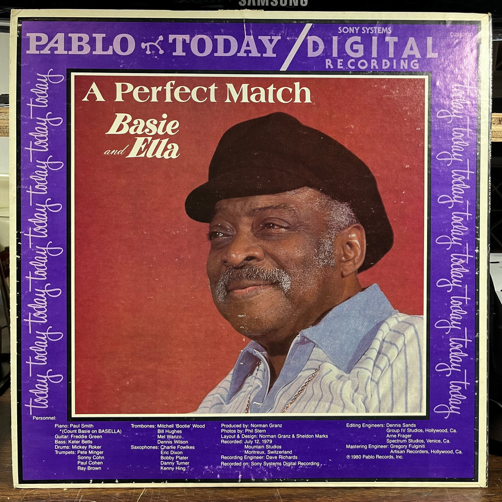 Ella Fitzgerald - A Perfect Match (LP) | Near Mint (NM) Near Mint- (NM-)-The Happy Cap