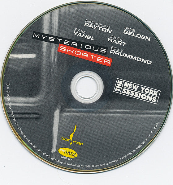 Nicholas Payton - Mysterious Shorter (SACD) | Near Mint (NM) Near Mint (NM)-The Happy Cap