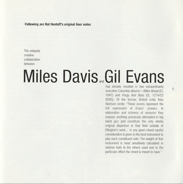 Miles Davis - Sketches Of Spain (SACD) | Near Mint (NM) Near Mint (NM)-The Happy Cap