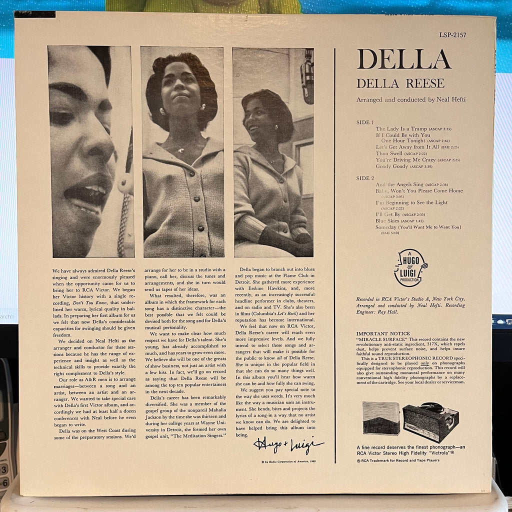 Della Reese - Della | Near Mint (NM) Near Mint (NM)-The Happy Cap