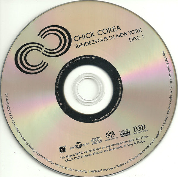 Chick Corea - Rendezvous In New York (SACD) | Near Mint (NM) Very Good Plus (VG+)-The Happy Cap