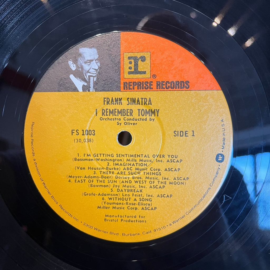 Frank Sinatra - I Remember Tommy *WINCHESTER* | Near Mint (NM) Near Mint (NM)-The Happy Cap